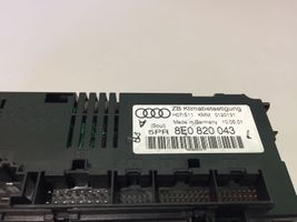 Audi A4 S4 B7 8E 8H Centralina del climatizzatore 8E0820043