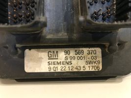 Opel Vectra B Sterownik / Moduł ECU 90569370