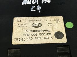 Audi A6 S6 C4 4A Блок управления кондиционера воздуха / климата/ печки (в салоне) 4A0820043K