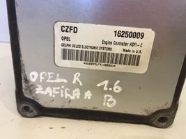Opel Zafira A Variklio valdymo blokas 16250009