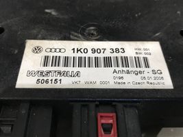 Volkswagen PASSAT B6 Vetokoukun ohjainlaite/moduuli 1K0907383