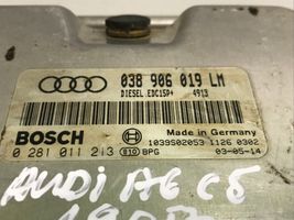 Audi A6 S6 C5 4B Variklio valdymo blokas 038906019LM