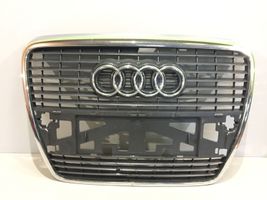 Audi A6 S6 C6 4F Grille calandre supérieure de pare-chocs avant 4F0853651