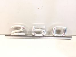 Mercedes-Benz E W123 Emblemat / Znaczek tylny / Litery modelu 1238170615