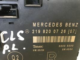 Mercedes-Benz CLS C219 Oven ohjainlaite/moduuli 2198200726