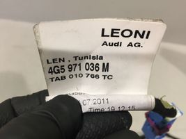 Audi A6 C7 Wiązka przewodów drzwi przednich 4G5971036M