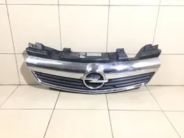 Opel Zafira B Grille calandre supérieure de pare-chocs avant 13157590