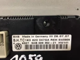 Volkswagen Jetta V Ilmastoinnin ohjainlaite 1K0820047GA