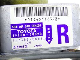 Toyota Celica T230 Gaisa spilvenu trieciensensors 89860-20020