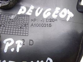 Peugeot 207 Boczny element deski rozdzielczej 9687059577