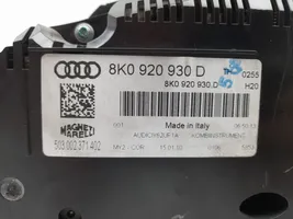 Audi A4 S4 B8 8K Nopeusmittari (mittaristo) 