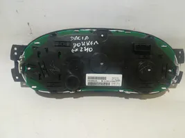 Dacia Dokker Compteur de vitesse tableau de bord 