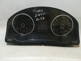 Volkswagen Tiguan Compteur de vitesse tableau de bord 