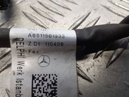 Mercedes-Benz C W204 Fil de prise A6511501333