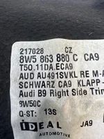 Audi A4 S4 B9 Dolny panel schowka koła zapasowego 8W5863880C