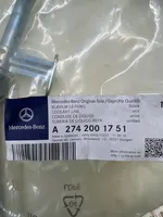 Mercedes-Benz C W205 Tuyau de liquide de refroidissement moteur A2742001751