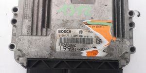 Fiat Grande Punto Komputer / Sterownik ECU i komplet kluczy 0281012305