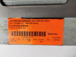 KIA Pride Komputer / Sterownik ECU i komplet kluczy K103735120A