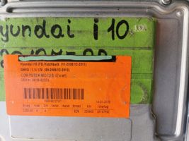 Hyundai i10 Komputer / Sterownik ECU i komplet kluczy 39110-02DD0-