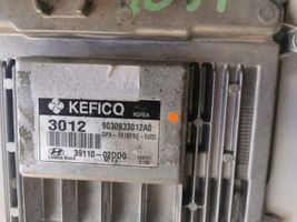 Hyundai i10 Komputer / Sterownik ECU i komplet kluczy 39110-02DD0--