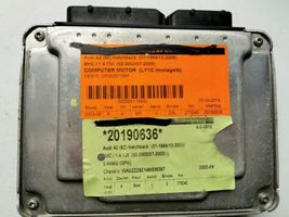 Audi A2 Aizdedzes ECU komplekts 0281012194