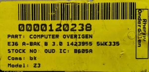 BMW 3 E21 Kit centralina motore ECU e serratura 123955