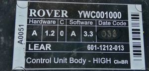 Rover 75 Kit centralina motore ECU e serratura YWC001000