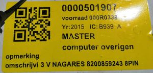 Renault Master I Engine ECU kit and lock set 8200859243