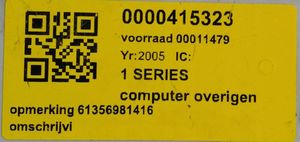 BMW M5 Komputer / Sterownik ECU i komplet kluczy 6981416