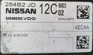 Nissan Qashqai Moottorinohjausyksikön sarja ja lukkosarja 284B2JD12C
