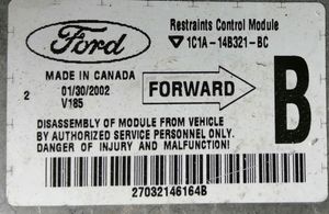 Ford Transit Komputer / Sterownik ECU i komplet kluczy 1C1A-14B321-BC