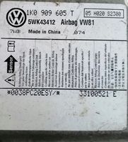 Skoda Octavia 985 Kit centralina motore ECU e serratura 1K0909605T