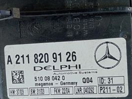 Mercedes-Benz SLK AMG R170 Moottorinohjausyksikön sarja ja lukkosarja A2118209126