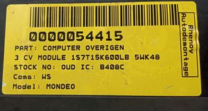 Ford Mondeo MK I Äänikomentojen ohjainlaite 1S7T-15K600-LB