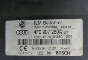 Audi A6 Allroad C6 Moottorinohjausyksikön sarja ja lukkosarja 4F0907280A