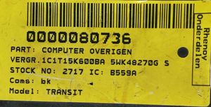 Ford Transit Komputer / Sterownik ECU i komplet kluczy 1C1T15K60BA