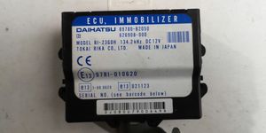 Daihatsu Cuore Moottorinohjausyksikön sarja ja lukkosarja 89780-B2050