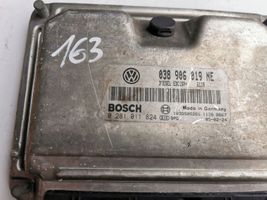 Seat Ibiza I (021A) Kit centralina motore ECU e serratura 0281011824