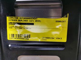 Citroen Berlingo Kit centralina motore ECU e serratura 0281030546-