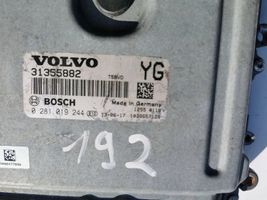 Volvo V60 Komputer / Sterownik ECU i komplet kluczy 31355882