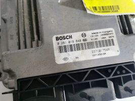 Opel Vivaro Komputer / Sterownik ECU i komplet kluczy 0281019840