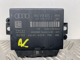 Audi A7 S7 4G Pysäköintitutkan (PCD) ohjainlaite/moduuli 4H0919475J