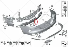 BMW 8 G15 Galinis laikiklis bamperio 7429049