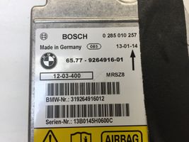 BMW 3 E92 E93 Centralina/modulo airbag 9264916