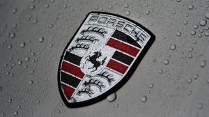 Porsche 911 997 Emblemat / Znaczek 95855967600