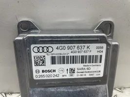 Audi A7 S7 4G Turvatyynyn ohjainlaite/moduuli 4G0907637K