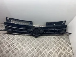 Volkswagen Golf VI Griglia superiore del radiatore paraurti anteriore 5K0853653