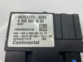 Mercedes-Benz A W176 Fuel injection pump control unit/module A0009001803