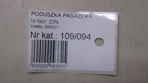 Renault Kadjar Poduszka powietrzna Airbag pasażera 