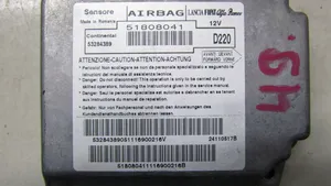 Lancia Delta Unidad de control/módulo del Airbag 51808041